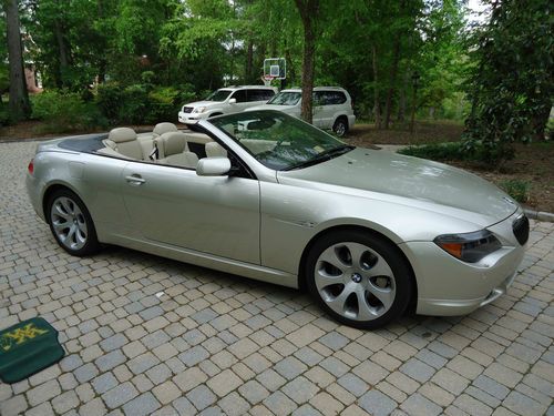 2006 bmw 650i base convertible 2-door 4.8l