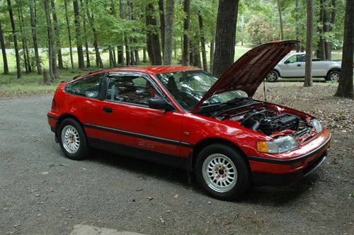 1989 honda crx dx b20b jdm super clean, recaro, sprint heart cp-r no rust