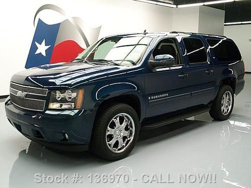 2007 chevy suburban 3lt sunroof leather dvd 20's 65k mi texas direct auto