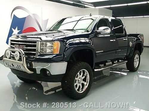 2012 gmc sierra z71 crew 4x4 lifted rear cam 20's 11k texas direct auto