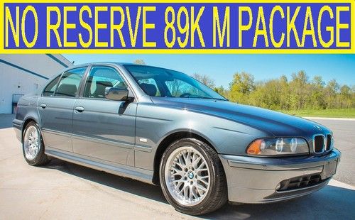 No reserve 89k miles m package excellent condition e39 528i 540i 545i m5 02 03