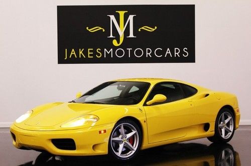 2003 ferrari 360 coupe f1, new clutch, fresh major service, 19k miles, pristine!