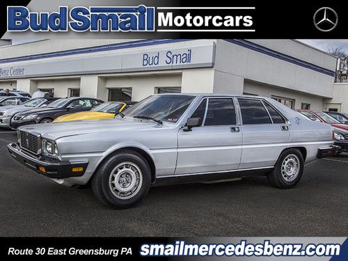 1986 maserati quattroporte sedan 4-door 4.9l only 20555 miles runs strong