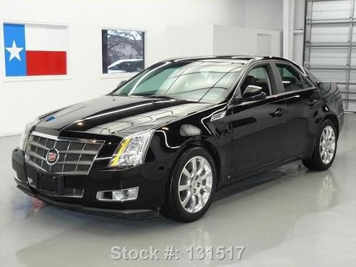 2009 cadillac cts premium lux pano sunroof nav dvd 30k texas direct auto