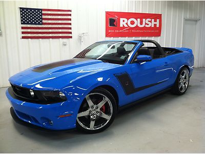 2010 mustang roush 427r stage 3 convertible 1 of 9 grabber/black 1 owner