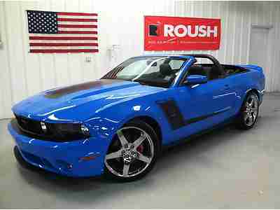 2010 MUSTANG ROUSH 427R STAGE 3 CONVERTIBLE 1 OF 9 GRABBER/BLACK 1 OWNER, image 3
