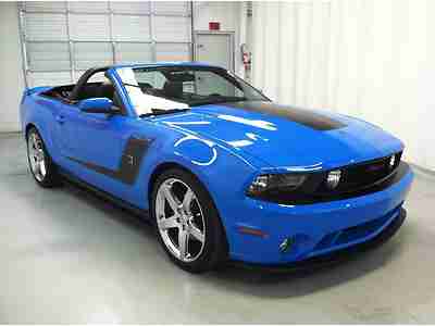 2010 MUSTANG ROUSH 427R STAGE 3 CONVERTIBLE 1 OF 9 GRABBER/BLACK 1 OWNER, image 17