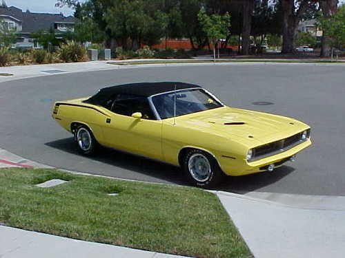 1970 `cuda383 convertible galen govier visual docs buildsheet ca original best