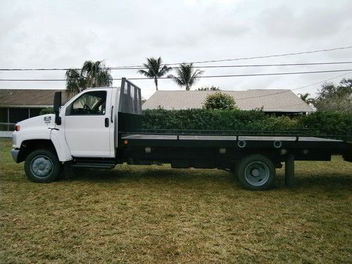 2006 chevrolet kodiak c4500 duramax diesel allison automatic flat bed