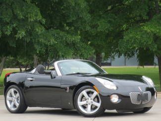 2006 pontiac solstice convertible * 5-speed * texas car! * triple black! * nice!