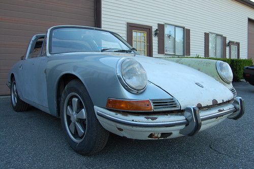 1968 porsche 911s soft window targa sportomatic very rare! needs restoration