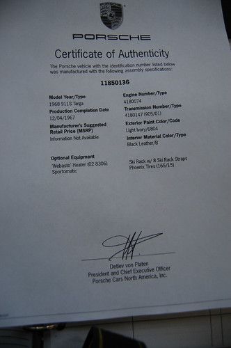 1968 Porsche 911S Soft window Targa Sportomatic Very rare! Needs restoration, image 14