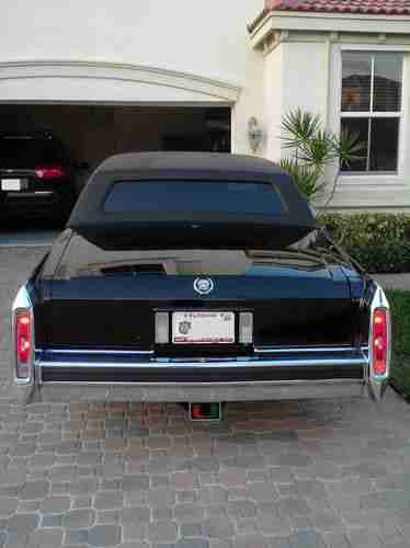 3x Black Cadillac D'elegance Brougham Fleetwood w/ Audio System & Wheels 5.7 L, image 5