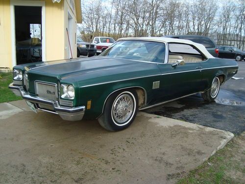 1972 oldsmobile delta 88 convertible garage find 350 v8 nice driver