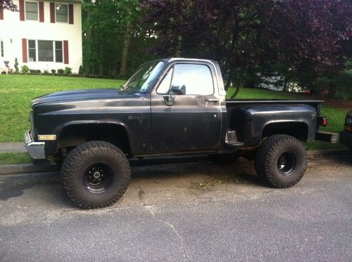 1987 chevy 4x4 step side k20 4 speed