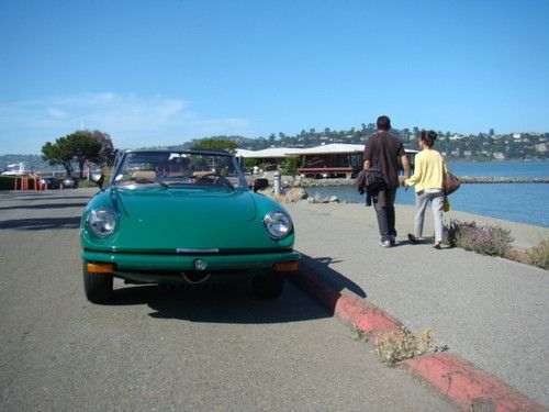 Alfa romeo 2000 spider injected rust free straight california car convertible