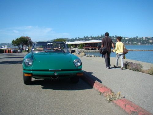 Alfa romeo 2000 spider injected rust free straight california car convertible