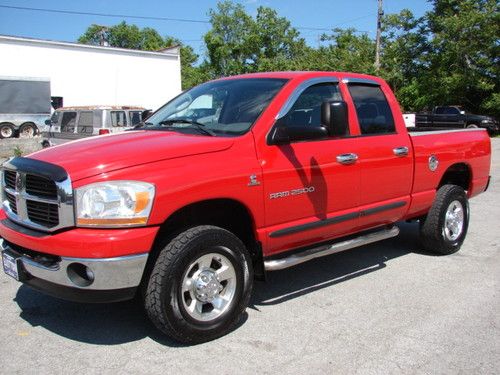 5.9 cummins turbo diesel sharp truck! bright red! runs strong ! save thousands$$