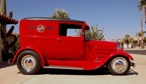 1928 ford sedan delivery, historic hot rod, all henry steel, scta, hamb,