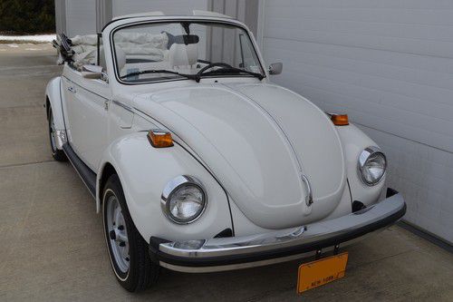 1979 volkswagen beetle convertible with 3100 original miles