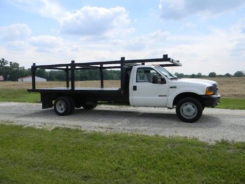 Ford f-550 16ft flatbed 7.3l powerstroke diesel auto