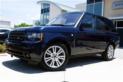 2012 land rover fullsize range rover luxury silver package