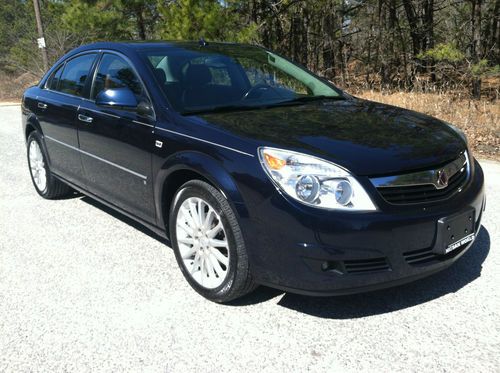 2007 saturn aura xr sedan 4-door 3.6l - saddle leather interior!