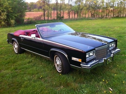 1985 cadillac eldorado biarritz convertible 2-door 4.1l