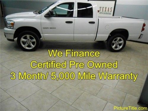 07 ram 1500 slt v8 4x4 crew cab finance texas 1 owner