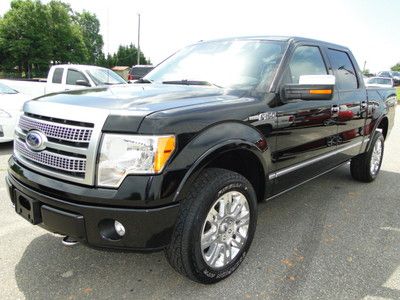 2011 ford f150 crew cab platinum repairable salvage title, light front damage