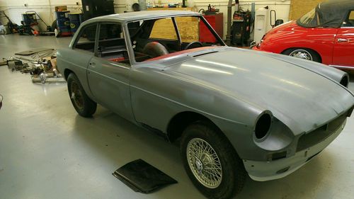 1967 MG MGB GT SPECIAL solid car aluminum hood, image 6