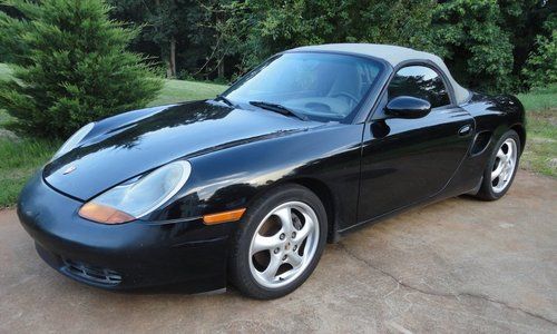 2000 porsche boxster - black, needs transmission, low reserve