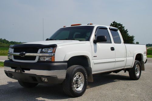 2003 silverado 2500hd duramax 4x4 lt leather loaded low miles