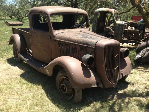 1936 ford 1/2 ton pickup truck - farm fresh ready to restore or rat rod