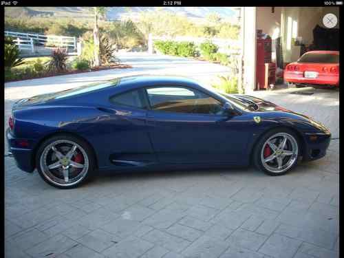 2000 ferrari daytona 360 tour de france blue