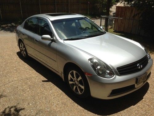 2006 infiniti g35 base sedan 4-door 3.5l