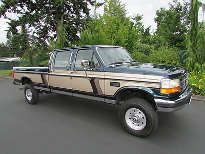 No reserve! beautiful all original crew cab centurion 460 4x4 100pix+video f250