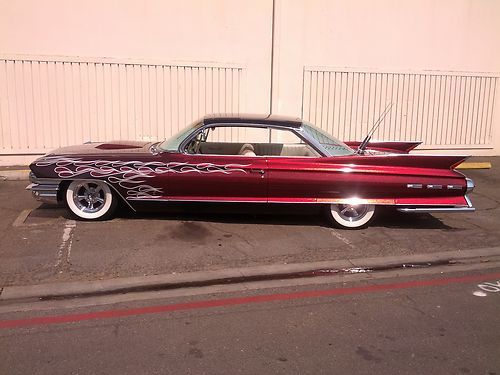 1961 cadillac kustom hot rod one of a kind show winner metal flake paint flames