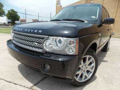 2007 land rover range rover supercharged fully loaded, navi, back up camera