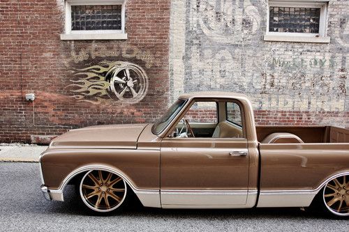 1972 C10 CHEVY HOTROD RAT ROD STREET HOT ROD BAGGED CUSTOM PICKUP TRUCK AIR RIDE, image 5