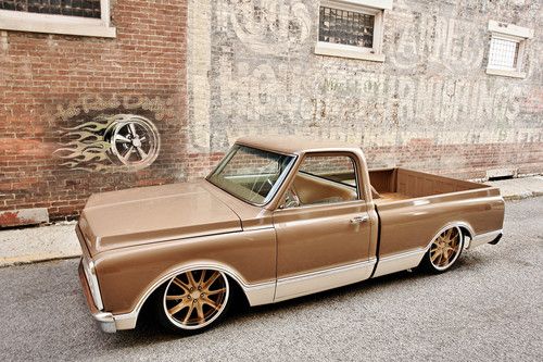 1972 C10 CHEVY HOTROD RAT ROD STREET HOT ROD BAGGED CUSTOM PICKUP TRUCK AIR RIDE, image 6