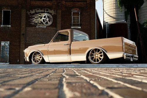 1972 C10 CHEVY HOTROD RAT ROD STREET HOT ROD BAGGED CUSTOM PICKUP TRUCK AIR RIDE, image 8