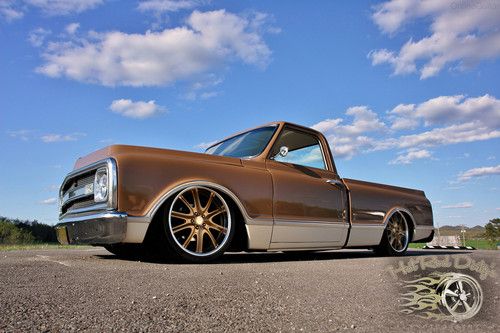 1972 C10 CHEVY HOTROD RAT ROD STREET HOT ROD BAGGED CUSTOM PICKUP TRUCK AIR RIDE, image 10