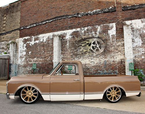 1972 C10 CHEVY HOTROD RAT ROD STREET HOT ROD BAGGED CUSTOM PICKUP TRUCK AIR RIDE, image 14