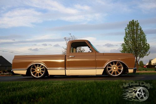 1972 C10 CHEVY HOTROD RAT ROD STREET HOT ROD BAGGED CUSTOM PICKUP TRUCK AIR RIDE, image 21