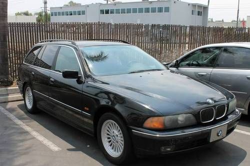 1999 bmw 540it wagon 4-door 4.4lm black on black auto