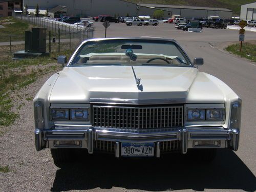 1975 cadillac eldorado base convertible 2-door 8.2l