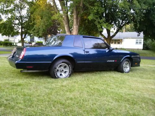 1987 chevrolet monte carlo ss coupe 2-door 5.0l