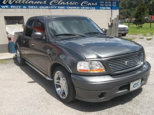 2002 ford f-150 harley-davidson edition crew cab pickup 4-door 5.4l clean