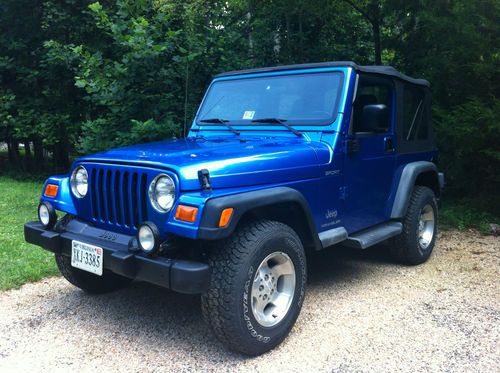 2003 jeep wrangler sport 2-door 4.0l - only 75000 miles